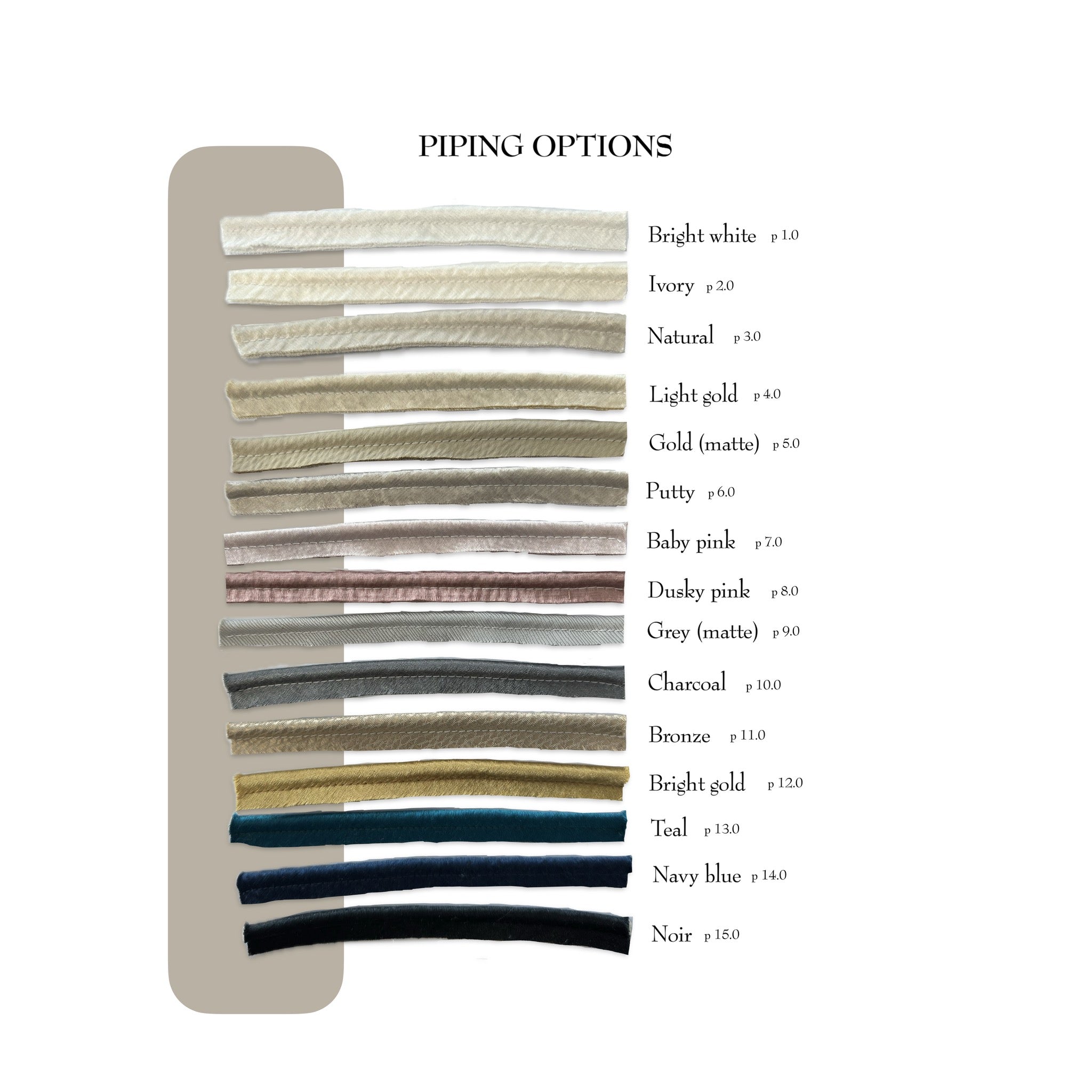 The Couture Cushion - The Beige Mattox - Style No. 56 (DISCONTINUED) The Couture Cushion - The Beige Mattox - Style No. 56 (DISCONTINUED)