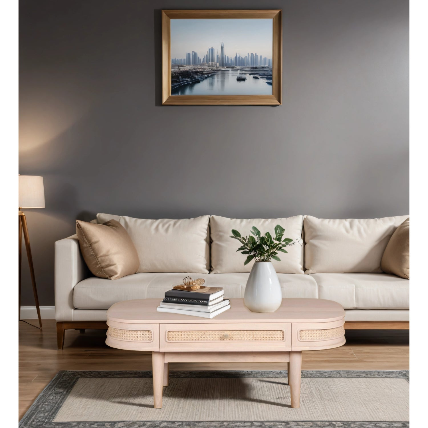 Chester Cane And Wood 1 Drawer Coffee Table Chester Cane And Wood 1 Drawer Coffee Table