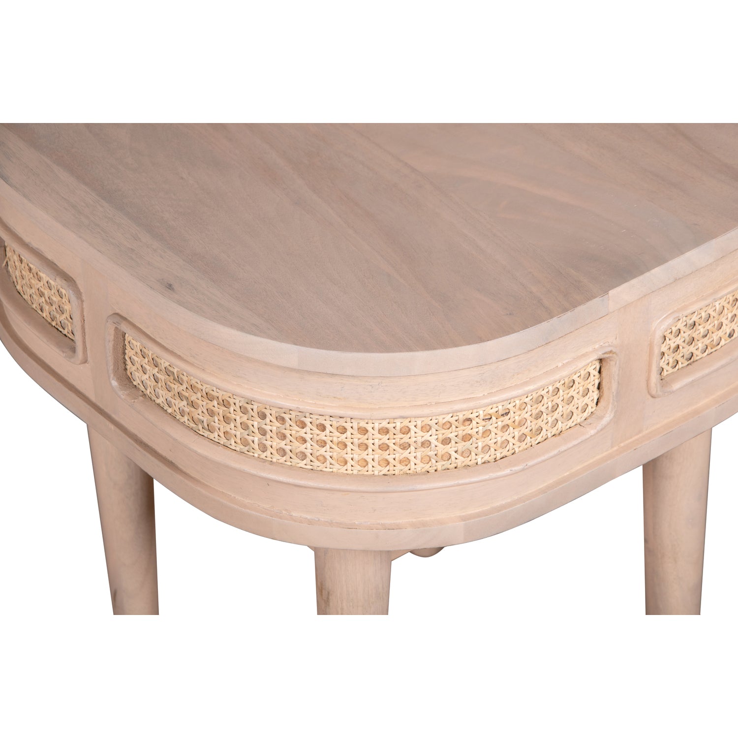 Chester Cane And Wood Bedside Table Chester Cane And Wood Bedside Table