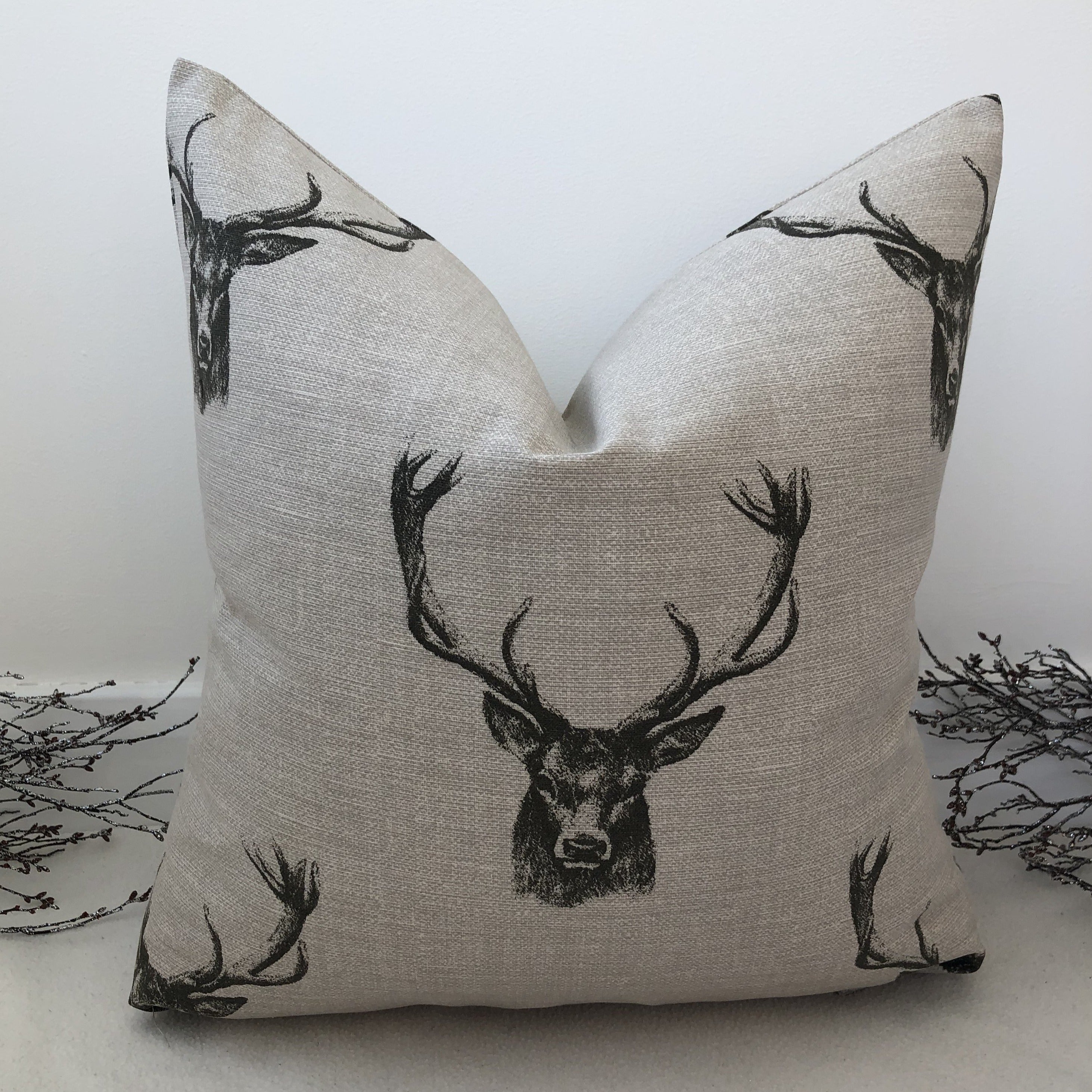 The Couture Cushion - The Beige Stag (Discontinued) The Couture Cushion - The Beige Stag (Discontinued)