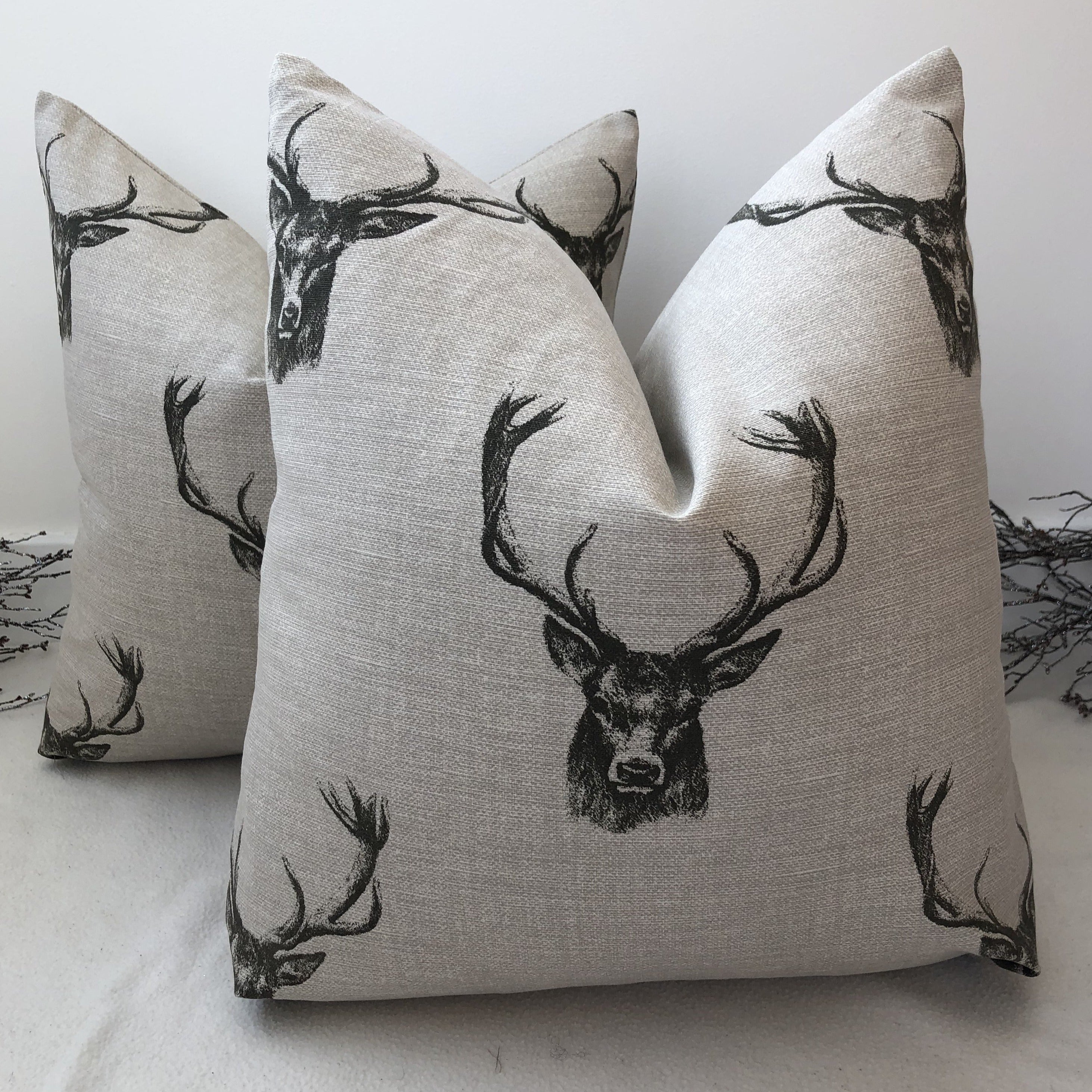 The Couture Cushion - The Beige Stag (Discontinued) The Couture Cushion - The Beige Stag (Discontinued)