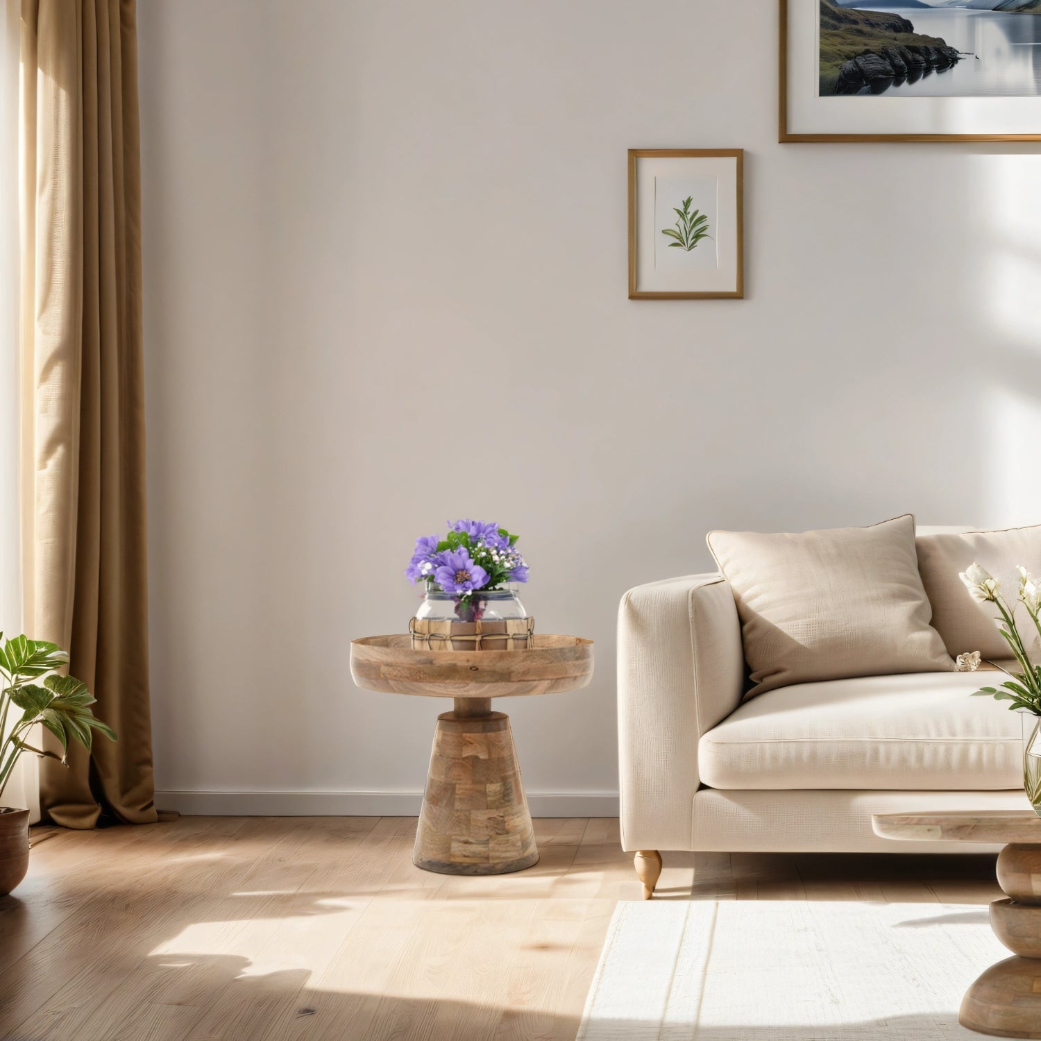 Merlin Mango Wood Frontroom Table Merlin Mango Wood Frontroom Table