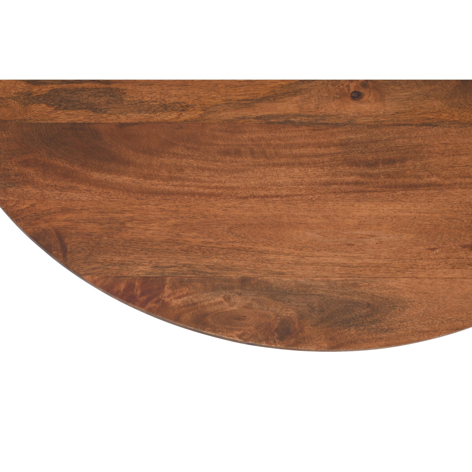 Compton Mango Wood Round Coffee Table Compton Mango Wood Round Coffee Table
