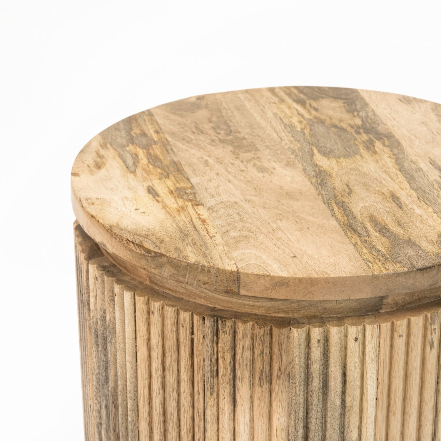 York Solid Wood Bedside Table with Metal Legs York Solid Wood Bedside Table with Metal Legs