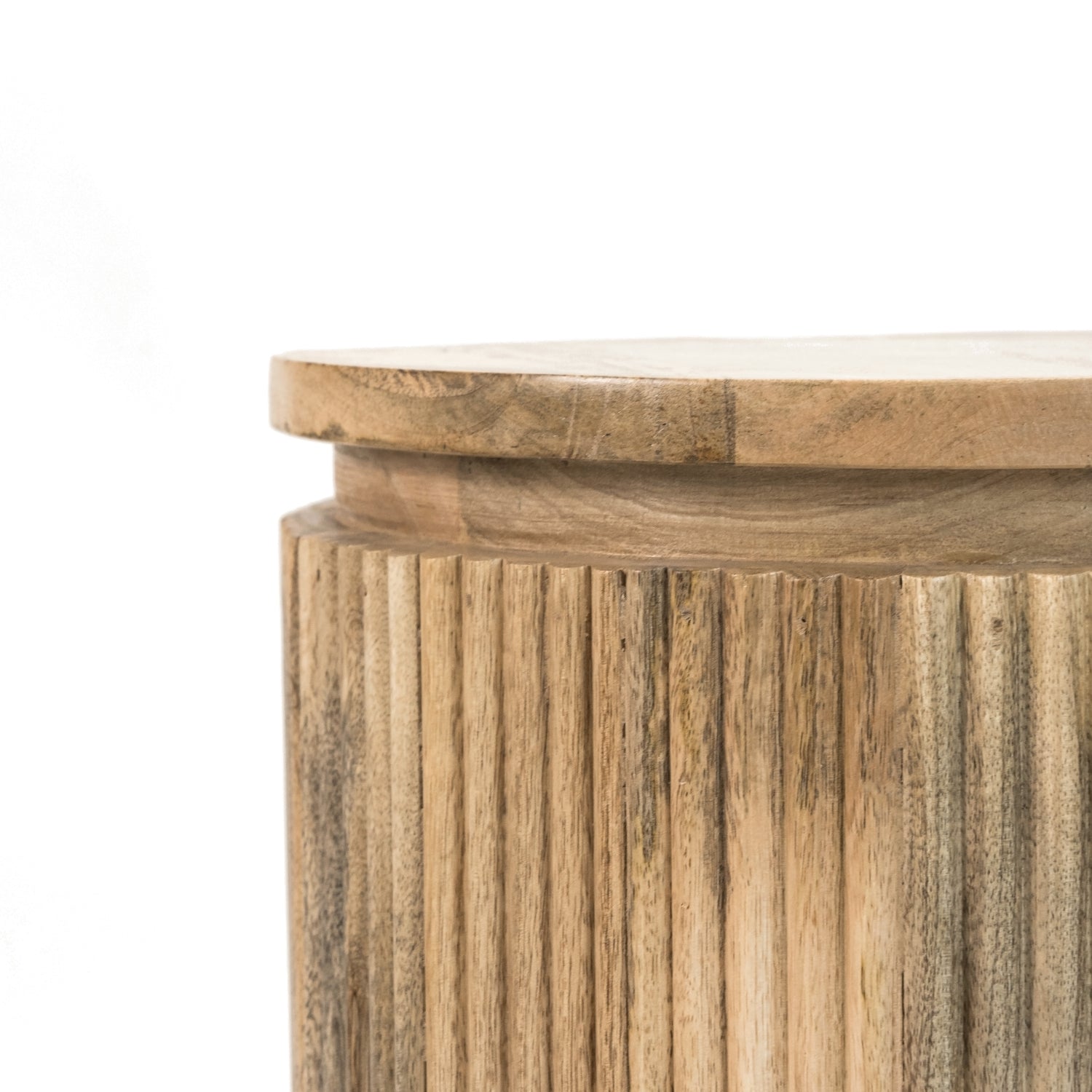 York Solid Wood Bedside Table with Metal Legs York Solid Wood Bedside Table with Metal Legs