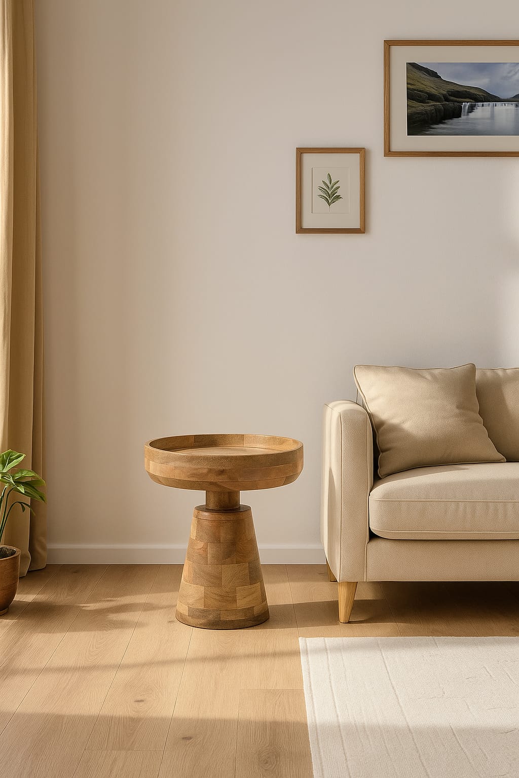 Merlin Mango Wood Frontroom Table Merlin Mango Wood Frontroom Table