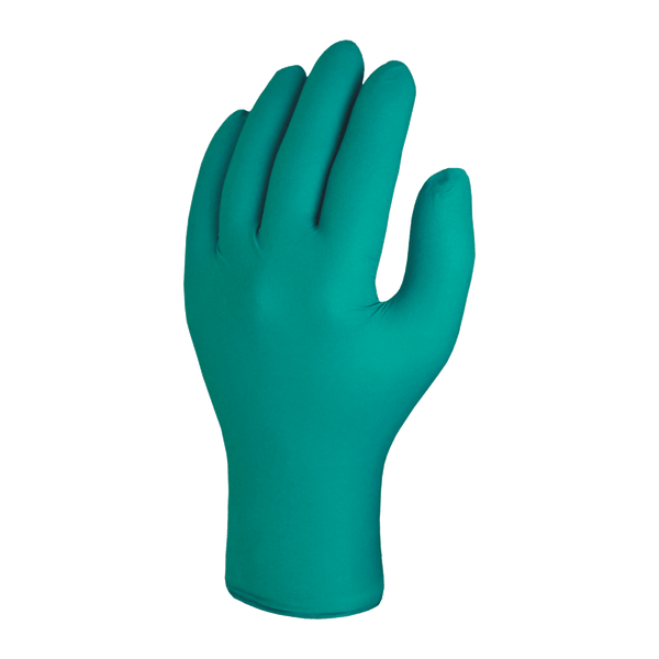 SKYTEC Teal Strong Nitrile Disposable Latex Free Powder Free Gloves Blue Green (BOX OF 100)