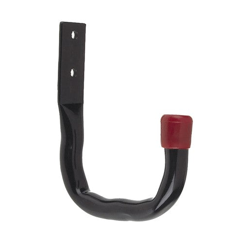 TUBULAR HOOK 70mm PROJECTION BLACK WITH RED END CAP