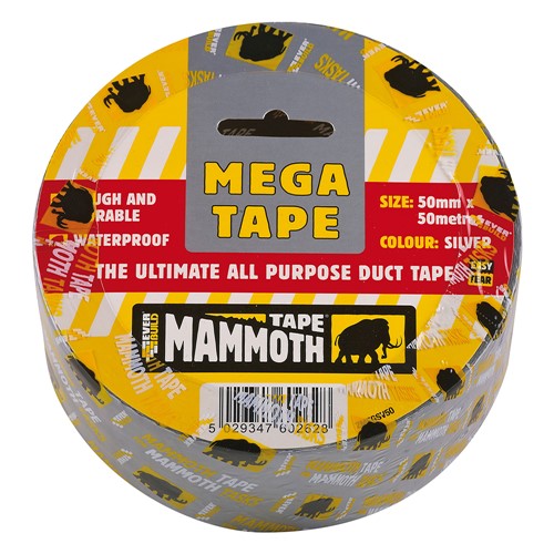 EVERBUILD MAMMOTH MEGA ALL PURPOSE TAPE 50mx50mm