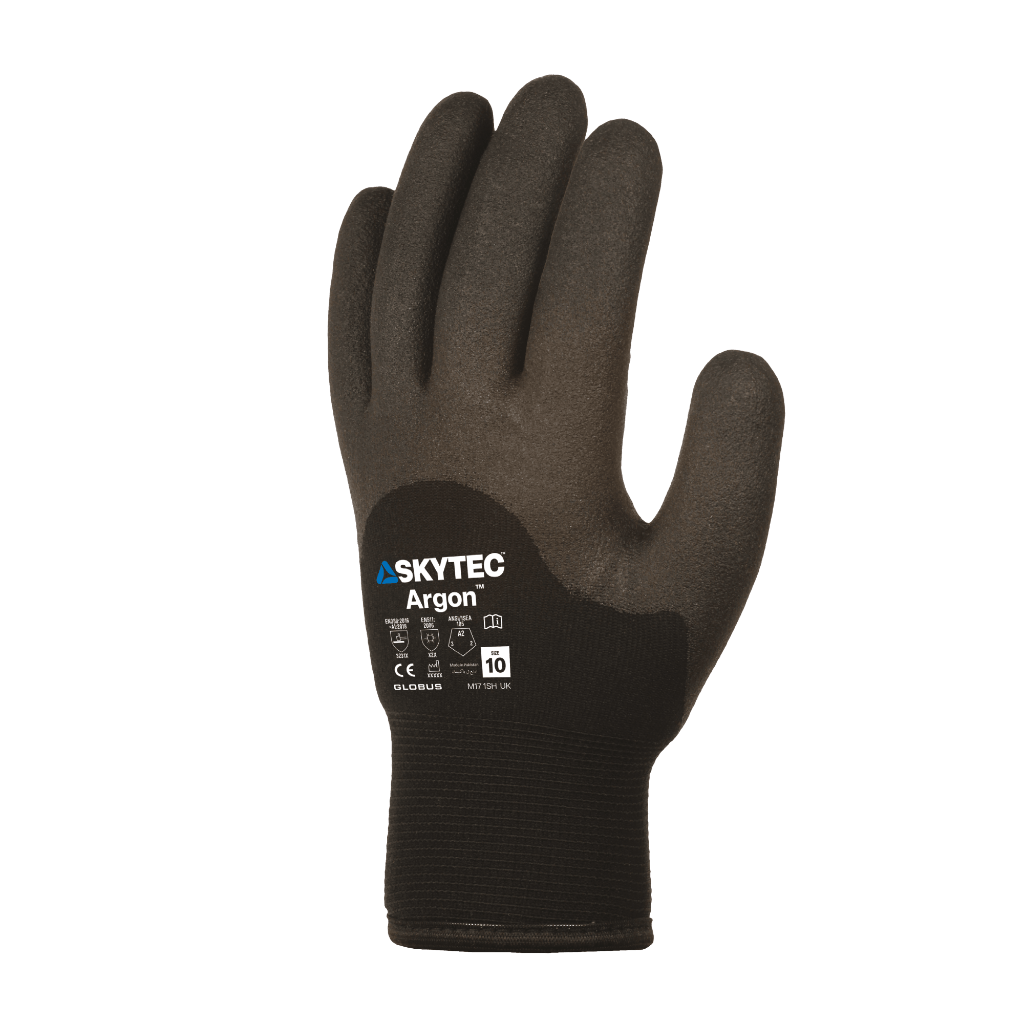 SKYTEC Argon Fleece Lined Thermal Insulated Water Repellent Work Gloves (PACK of 2 PAIRS)