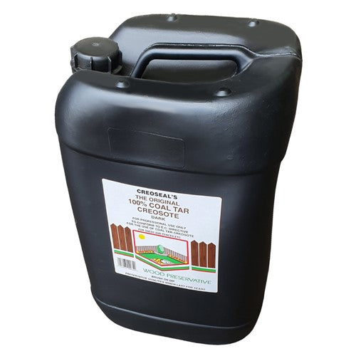 CREOSOTE TIMBER TREATMENT (COAL TAR) DARK BROWN 20ltr