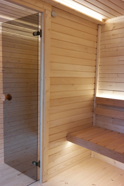 Sauna LUNA 3.3 x 2.4 m with a changing room