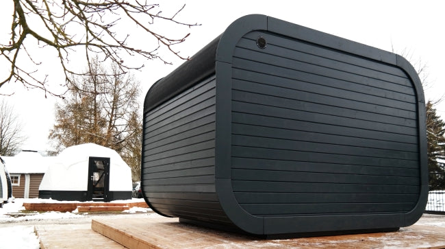 Sauna LUNA 3.3 x 2.4 m with a changing room