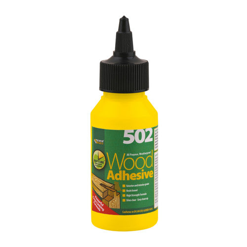 Everbuild 502 All Purpose Weatherproof Wood Adhesive 125ml