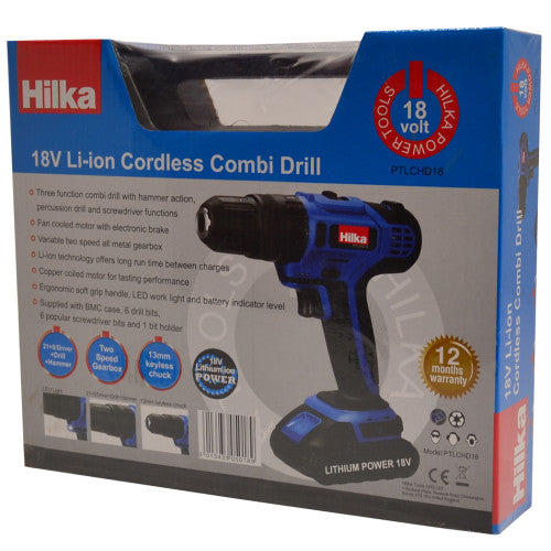 Hilka Li-ion Cordless Hammer Drill
