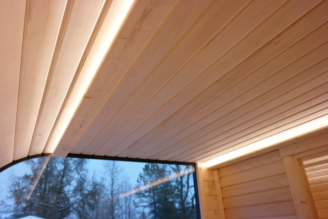 Sauna LUNA 3.3 x 2.4 m with a changing room
