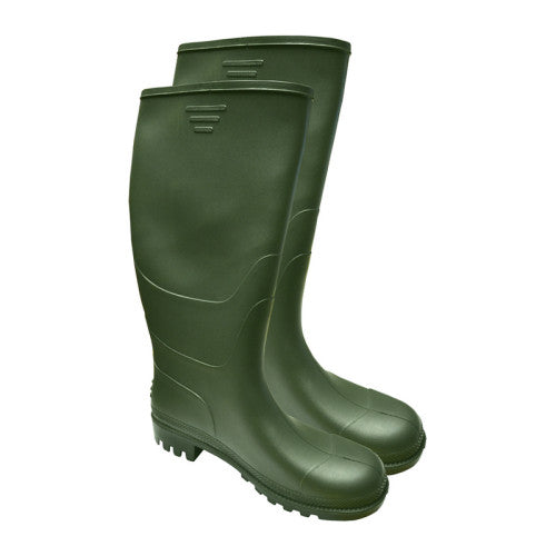 PVC Wellington Boots, Green