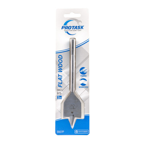 Protask 32mm Fast Cutting Flat Wood Bit