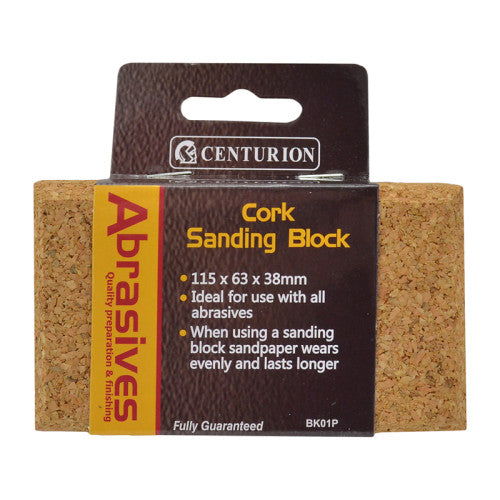 Abrasives Cork Sanding Block, 115 x 63mm