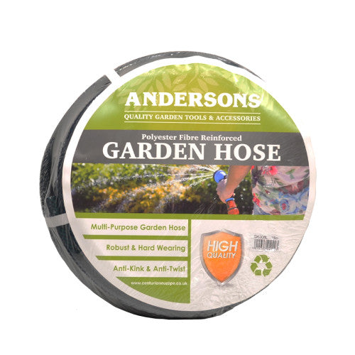 Standard Flexible Hose, Black, 15m