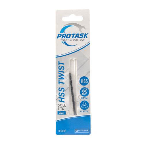 3mm ProTask High Speed Twist Drill Bit