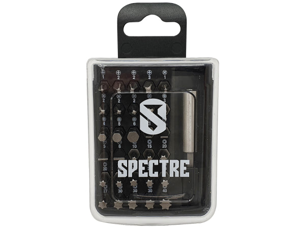 Spectre 31 Piece S2 Philips/Pozi/Hex/Slotted/Torx Screwdriver Bit Set