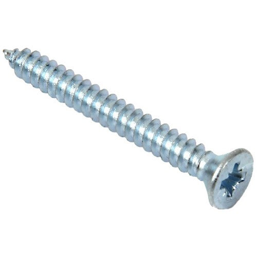 SELF TAPPING SCREWS BZP CSK POZI (BOX 200) 4x1/2