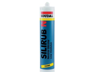 Brilliant White Silirub N Neutral Cure Silicone – Soudal — 300ml (Box of 24)