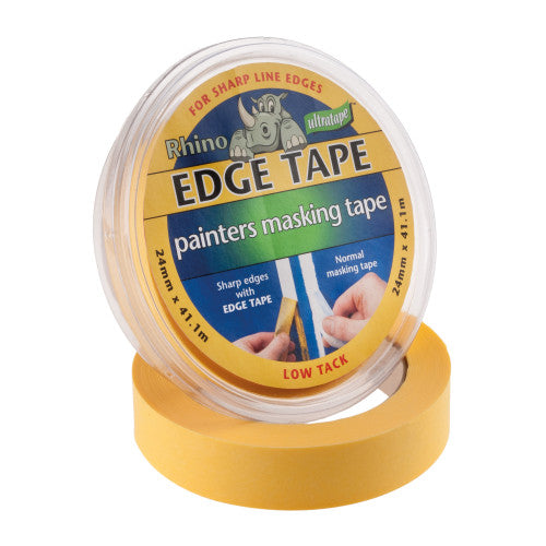 Roll of Edge Tape with packaging on a white background
