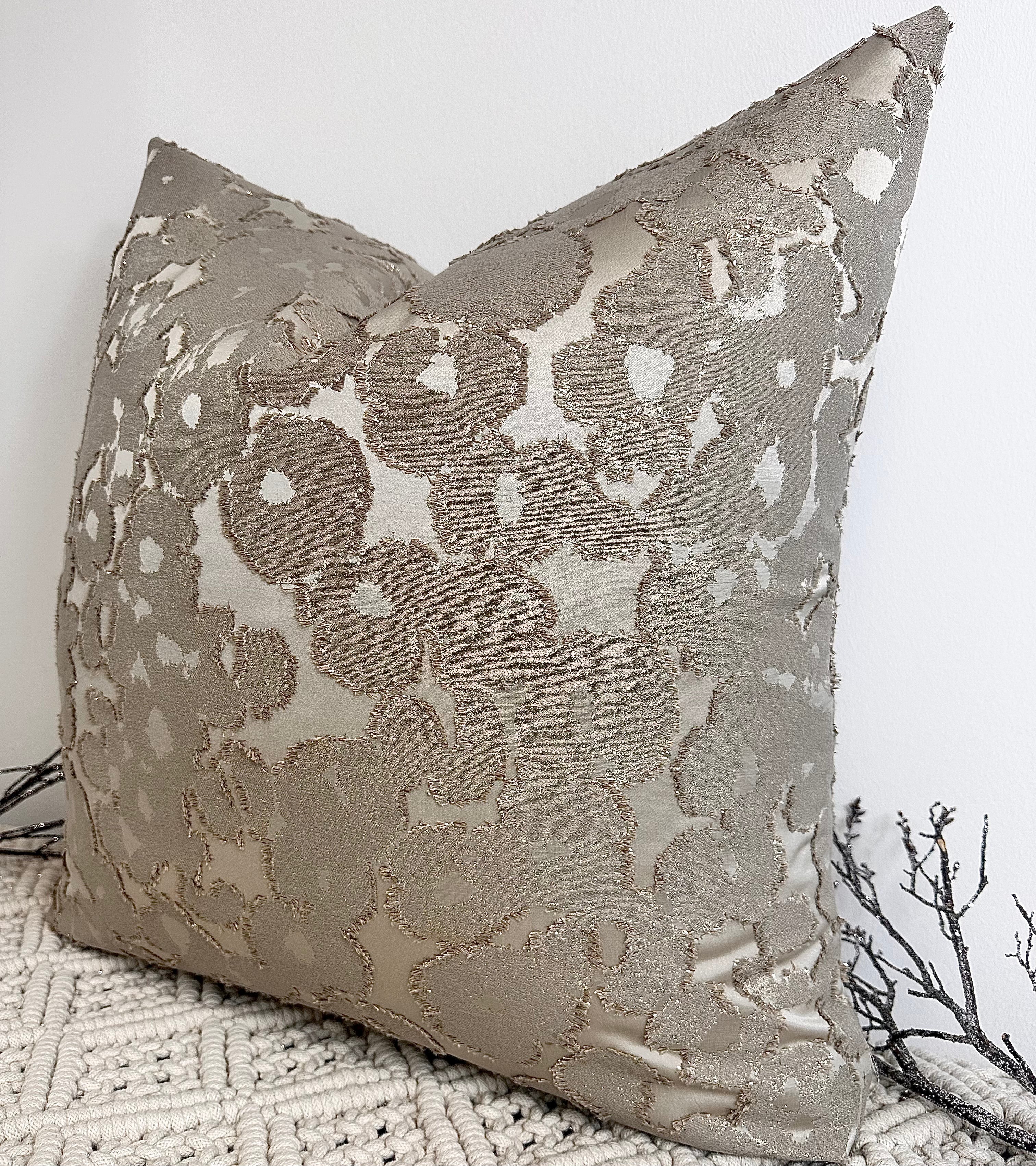 The Couture Cushion - The Taupe Lucye - Style No. 99