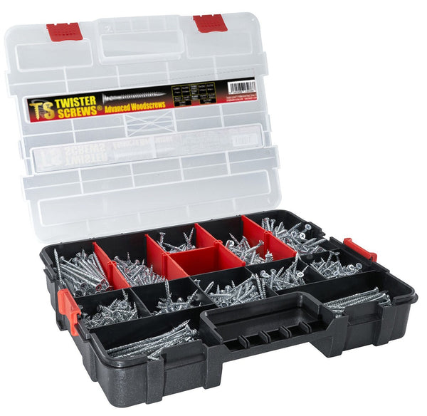 Twister Screws MultiBox -t, Pozi Drive,