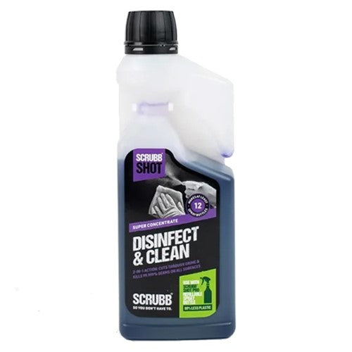 SCRUBB SHOT SUPER CONCENTRATE DISINFECTANT CLEANER 500ML