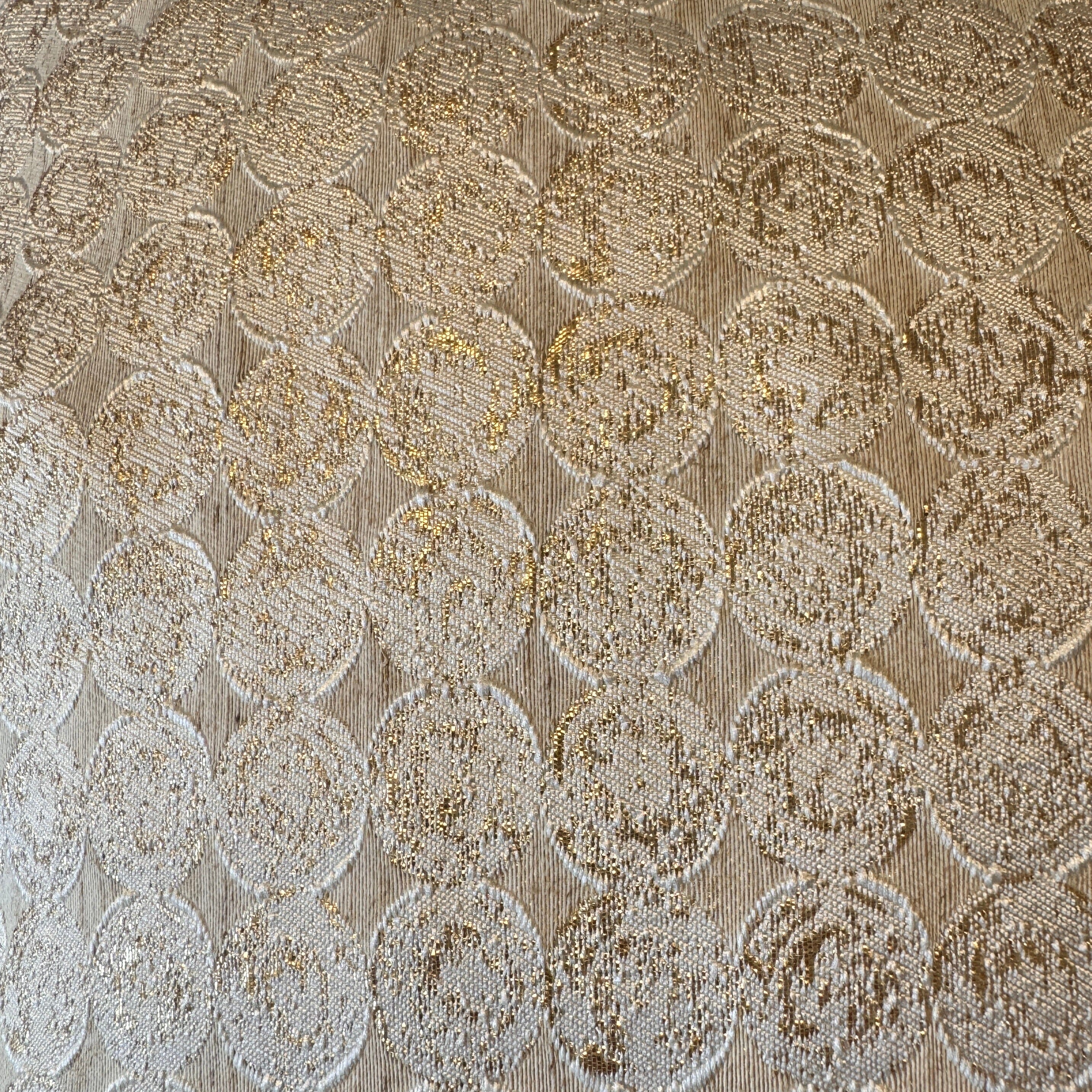 Frankie Gold Metallic Geometric Cushion - 50x50cm