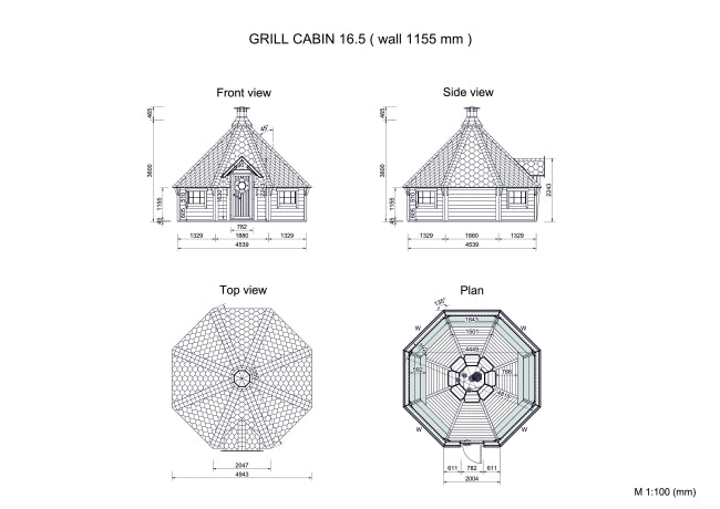 Grill Cabin 16.5 m²