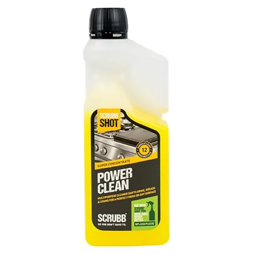 SCRUBB SHOT SUPER CONCENTRATE POWER CLEAN 500ML