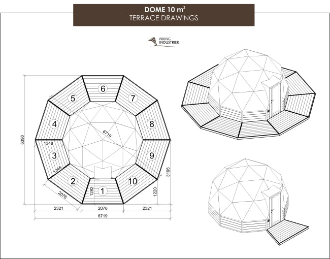Camping Dome Drawing