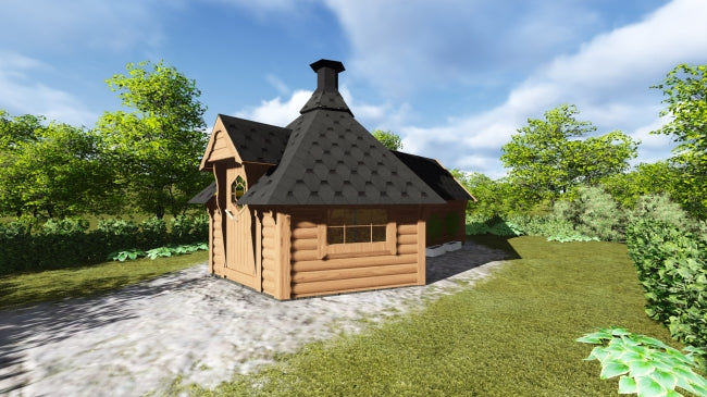 Grill Cabin 9.2 m² with Extension