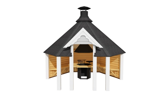 Open BBQ Grill Cabin 9.2m2