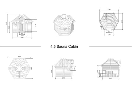 Sauna Cabin 4.5 m²