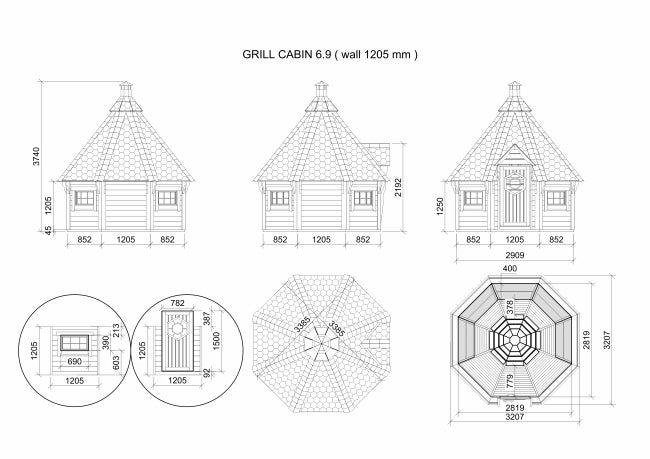 Grill Cabin 6.9 m²