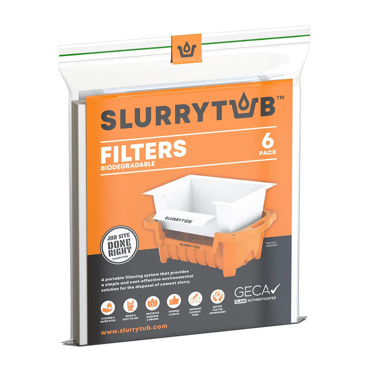 SLURRYTUB Filter Pack (6)